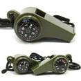 thumbnail image 3 of Cheers.US Emergency Survival Whistle 3-in-1 Emergency Whistles with Compass and Thermometer Loud Safety Whistle with Lanyard for Outdoor Hiking Camping Boating Hunting Fishing, 3 of 7