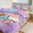 Amazing World of Gumball Bed Sheet Set 3Pcs Decorative Bedding Set(1