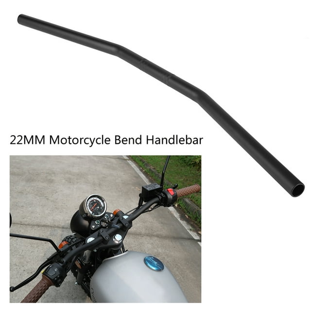 Motorcycle Handlebars, Dirt Bike Handlebars Handlebar 7/8Inch 22MM Motorcycle Retro Bend Handlebar Handle Bar Universal Motorcycle Bend Handlebar