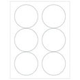 thumbnail image 2 of (3 pack) Box Partners Laser Labels 3.33" Circle White 600/Case LL147, 2 of 2