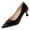 Black, variant on Beige Womens Casual Pumps Featuring Pointed Toe High Heel Shallow Mouth Plus Size For Versatile Dressy Occasions