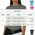 thumbnail image 3 of WXLWZYWL Womens Cap Sleeve Shirts Crew Neck T Shirts Slim Fitted Tees Stretchy Soft Crop Tops 2026 Summer Clothes, 3 of 6