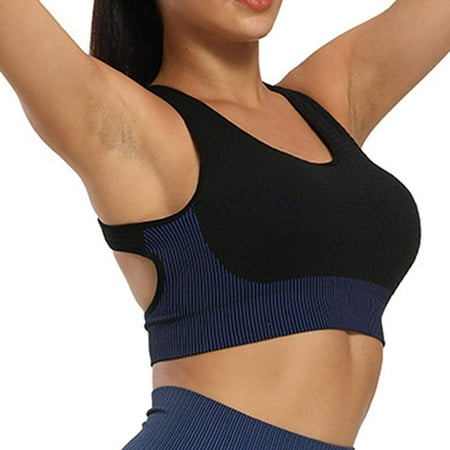 

Women s Yoga Vest Sports Bra Shockproof Quick-drying Beauty Back Bras Sexy Crop Tops For Workout Running Fitness