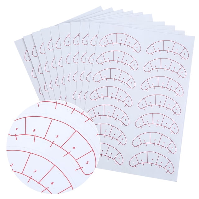 Almohadillas para extensiones de pestañas NikouMX 140 unidades Adhesivo para extensión de pestañas