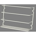 thumbnail image 1 of AP Food Wrap Holder 004-231 Holds Kitchen Wraps And Books; Free Standing And Mounts To Door Or Wall; White, 1 of 4