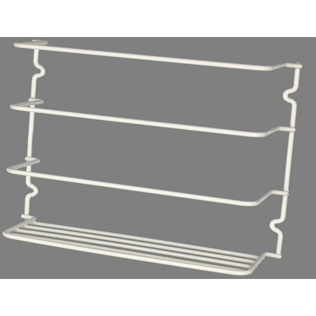 AP Food Wrap Holder 004-231 Holds Kitchen Wraps And Books; Free Standing And Mounts To Door Or Wall; White