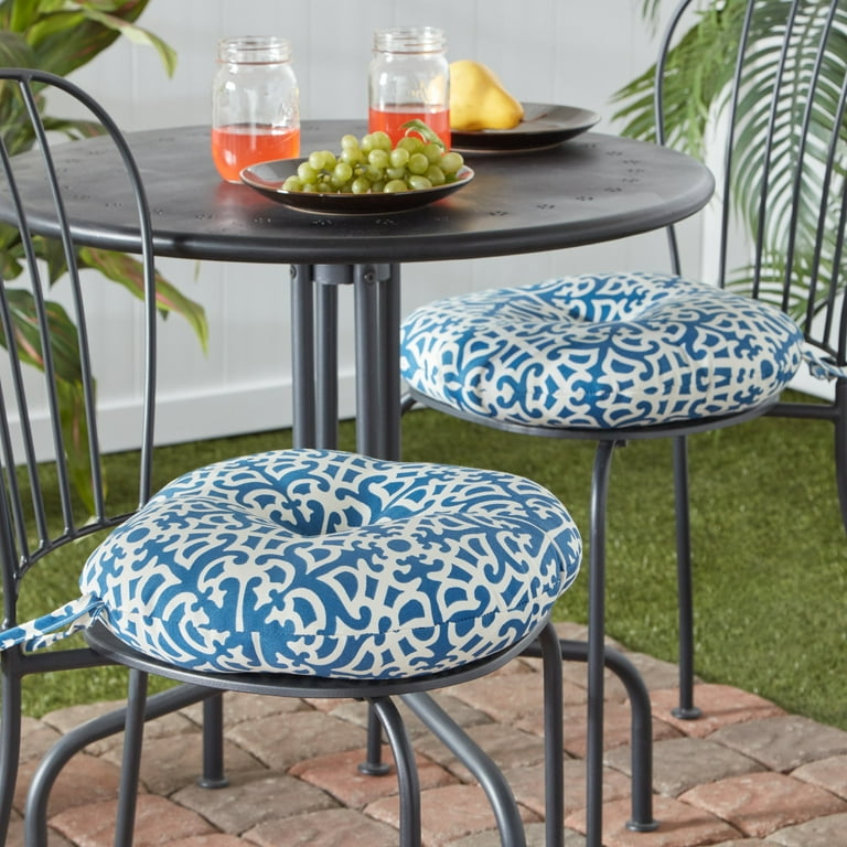 Bistro seat cushions round sale