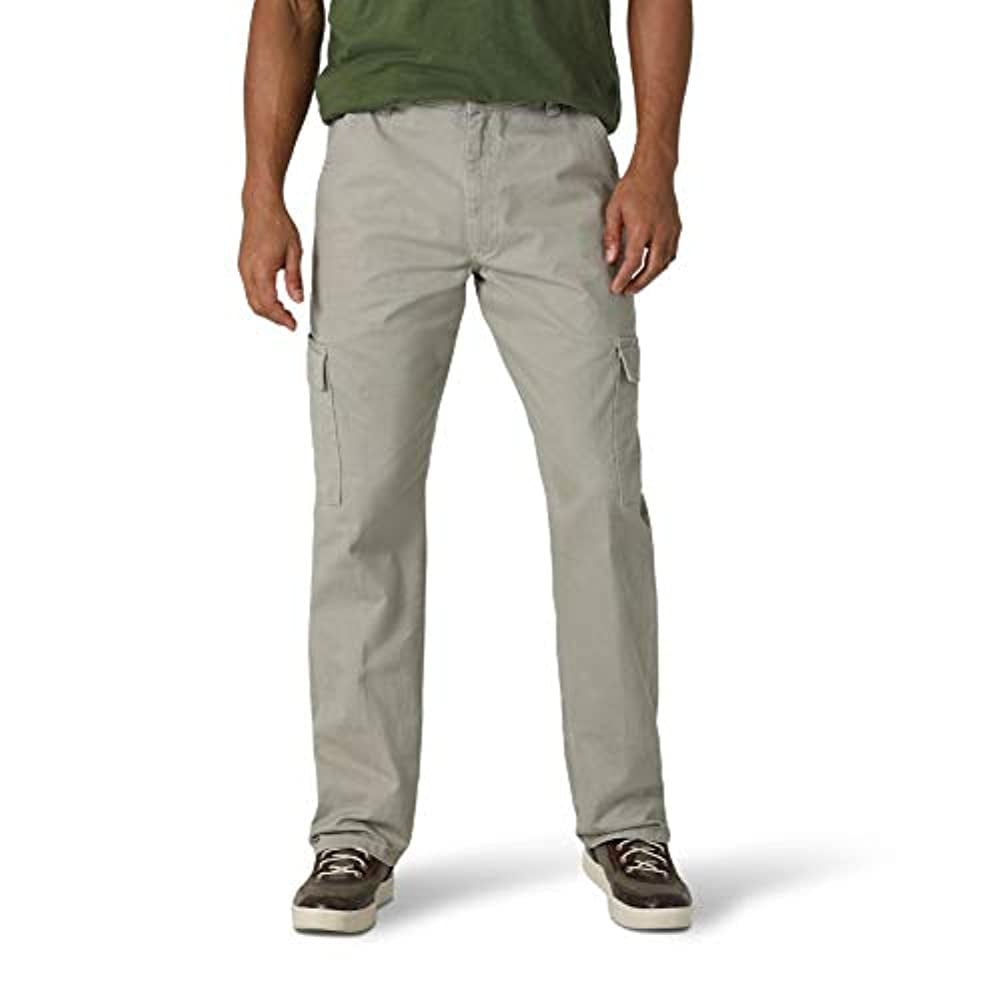 Wrangler Authentics Men s Classic Twill Relaxed Fit Cargo Pant Khaki ...