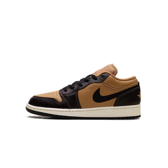 NIKE GRADE SCHOOL Air Jordan 1 Low SE GS "Flax Baroque Brown" HQ3604 201 HQ3604 201 from Stadium Goods