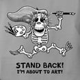 thumbnail image 3 of CafePress - Stand Back! T Shirt - Womens Comfort Colors® Shirt, 3 of 4