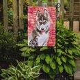 thumbnail image 2 of Siberian Husky Grey Love Garden Flag, 2 of 3