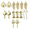 thumbnail image 1 of 15 Piezas de Adornos Navideños con Temática de Dulces, Juego de Adornos Navideños de Dulces, Decoraciones para Árboles de Navidad Festivos para el Hogar, D, 1 of 6