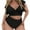 06 Black, variant on Feimerou Women Two Piece Plus Size Tankini Swimsuits High Waisted Tummy Control Bathing Suits Sexy Bikini Swimsuits with Bottom