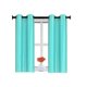 thumbnail image 2 of SAMIMPORT-2011 Cortina opaca para ventana de cocina con ojales en color menta, 76 x 91 cm, 2 of 3