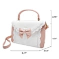 thumbnail image 6 of CuteStreet Handbags for Women Crossbody PU Leather Satchel Bags Over the Shoulder Removable Adjustable Bow, 6 of 7