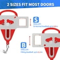 thumbnail image 2 of WUSI Portable Door Lock Hotel Door Locks, Durable Door Latch Lock for Additional Safety and Privacy, Perfect Defense Tools for Traveling Home Apartment, 2 of 8