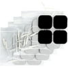 Syrtenty TENS Unit Pads 2x2 20pcs Reusable Replacement Electrode Patches for Electrotherapy