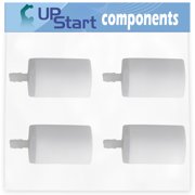 4-Pack 503443201 Fuel Filter Replacement for Jonsered HT2124 (2007-01) Hedge Trimmer - Compatible with 591375401 Fuel Filter