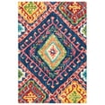 thumbnail image 4 of SAFAVIEH Aspen Mia Geometric Wool Area Rug, Blue/Multi, 7' x 7' Round, 4 of 8
