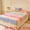 39.0"x74.8" Pink/Yellow/Blue, variant on Unique Bargains Fitted Sheet Polyester Anti Wrinkle Soft Bedding 39.0"x74.8" Multicolor