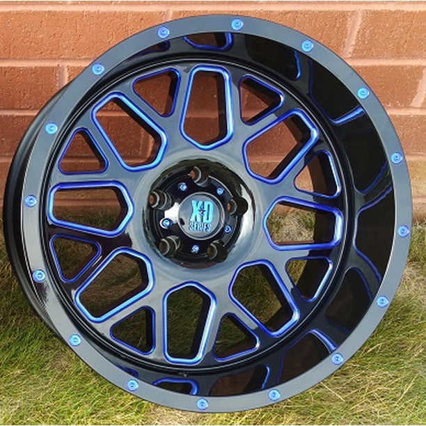 Xd Rims Blue XD Series by KMC Wheels Grenade 18X9 5X127.00 Satin Black MilLED W ...