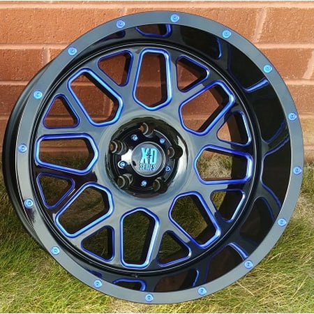 KMC-XD Wheels XD82021268944NBC XDWXD82021268944NBC GRENADE 20X12 6X5.5 BLACK (-44 MM)