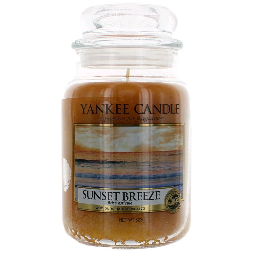 Yankee Candle Scented 22 oz Large Jar Candle Sunset Breeze Walmart