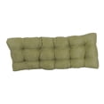 thumbnail image 2 of Blazing Needles 51-inch by 19-inch Tufted Solid Microsuede Bench Cushion, 2 of 3