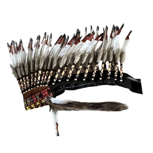 de plumas artificiales, accesorio de fotografía, diadema para espectáculos, cosplay y festivales.