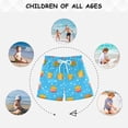 thumbnail image 6 of Fastfood Pattern Design Swim Trunks Quick Dry Beach Pool Board Shorts Lightweight Stylish Print Sizes 2T to XL, 6 of 8