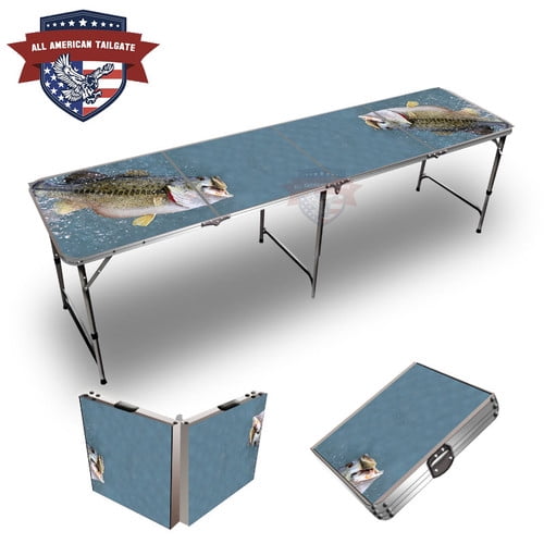 Bass Out Of Water 8ft Tailgate Table