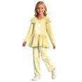 thumbnail image 3 of Kogui Girls Long Sleeve Blouse and Pants Set Floral 2pc Outfit Clothes for Teen Girls Fall Winter Size 13-14, 3 of 6