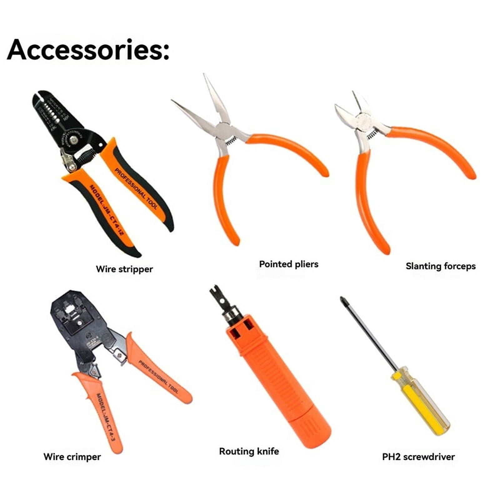 Network Maintenance Tool Set Network Maintenance Tool Set Network Maintenance Tool Network Cable Measuring Tool US Plug