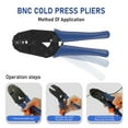 thumbnail image 3 of 1 Set Multi Size Nickel Plated Brass Crimp Tool Professional Cable Termination（), 3 of 9