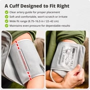 Greater Goods Bluetooth Blood Pressure Monitor, Upper Arm Cuff, App Compatible, 120-Reading Memory, Carrying Case Included