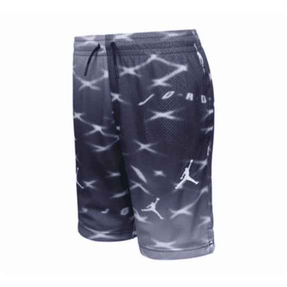 Jordan Big Boys Dri-Fit Printed Shorts - Black