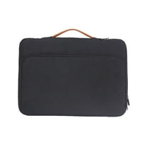 1PC Handheld Briefcase Business  Notebook Bag Tote Laptop Bag (Black)