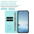 thumbnail image 3 of Leather For Google Pixel 10 / Pixel 10 Pro, RFID Blocking Protection, Playful Cats Embossed Flip Wallet Leather Case With Card Holder Magnetic Closure  Phone Cases Cover,Green,For Pixel 10 / 10 Pro, 3 of 7