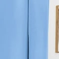 thumbnail image 6 of Yipa Sky Blue Blackout Roman Curtains for Kids Bedroom Thermal Insulated Curtains Rod Pocket Tie Up Shade Curtains 1-Panel for Small Windows Bathroom Kitchen (22 x 54 Inches Long), 6 of 6
