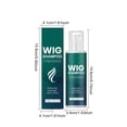 thumbnail image 3 of Wig Shampoo 100ml – Gentle Cleansing Formula for Synthetic and Human Hair Wigs, Repairs Softens Adds Shine, Extends Wig Lifespan for Long-Lasting Care(Multicolor1pc), 3 of 9