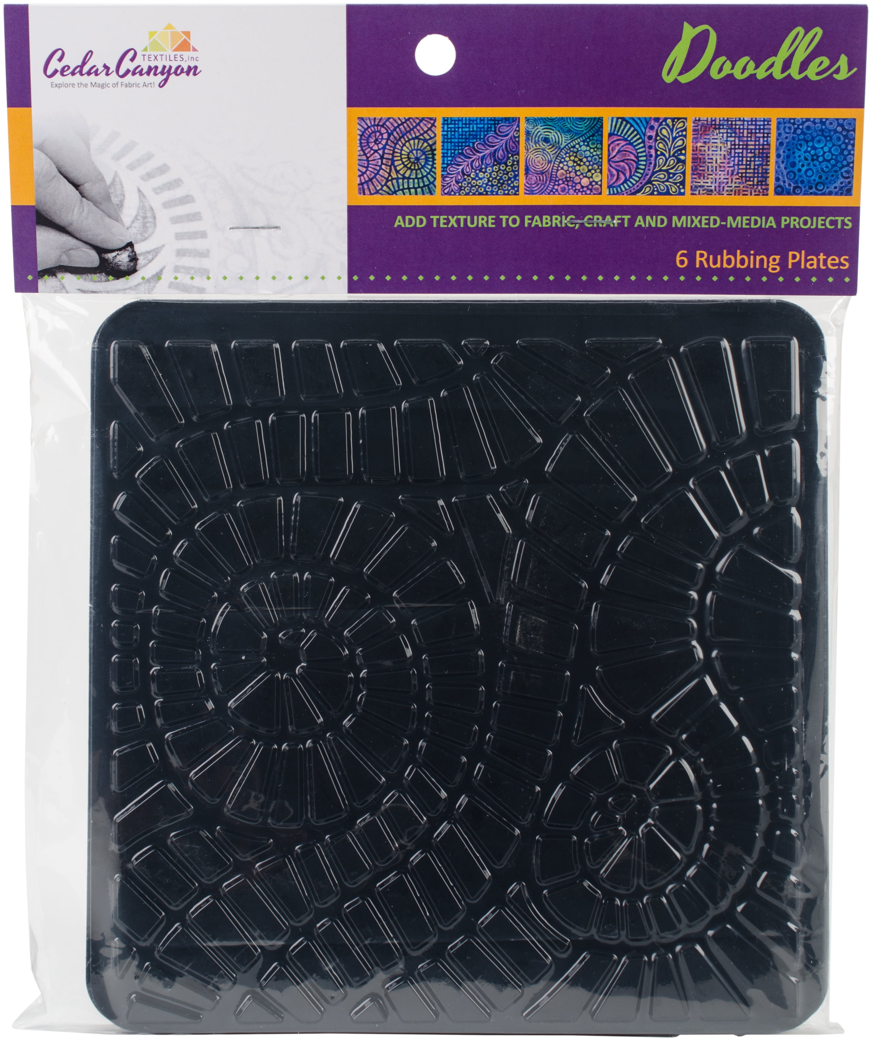 Artist's Paintstiks Rubbing Plates 7.125"X7.125" 6/PkgDoodles Walmart Canada