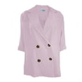 thumbnail image 1 of Saco George para Dama, Largo con Botones Rosa Talla EG, 1 of 4
