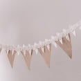 thumbnail image 4 of Vintage Decoración de Banderín de Encaje de Arpillera Rústica -, 4 of 9