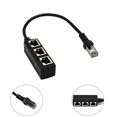 thumbnail image 3 of 2021 New Arrival Exquisitely Designed Durable 1 To 3 Port Ethernet Switch RJ45 Y Splitter Adapter Cable For CAT 5/CAT 6 LAN, 3 of 7