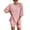 Pink, variant on Bovxnpu Summer Casual Outfits For Women, 2 Piece Lounge Sets, Women's Summer Casual Comfortable Loose Version Crewneck Suit Two-Piece Set M