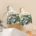 thumbnail image 6 of 6 Pieces of Kitchen Towels 11x11Inch Kitchen Dish Cloths Kitchen Dish Towels Reuseable Cleaning Cloths Colored Plum, 6 of 9
