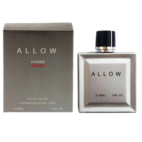Allow Homme Sport Eau de Parfum for Men 3.4 fl oz | 100 ml Spray Perfume for Men