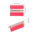 thumbnail image 2 of HONMEET 5Pcs Small Door Hinges Transparent Rectangular for Furniture Assembly, 2 of 5