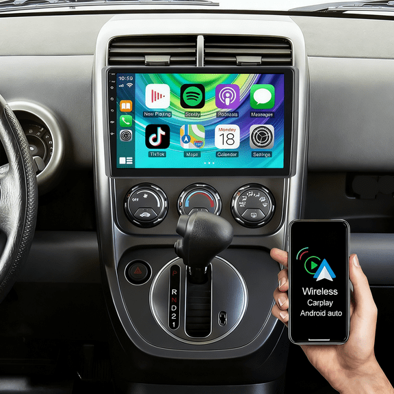 Gsuatey Car Radio for Honda Element 2003-2006 with Wireless Carplay Android Auto, 10 inch Touchscreen Upgrade Stereo Bluetooth Navigation GPS SWC WiFi FM/AM Backup Camera