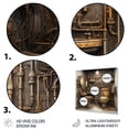 thumbnail image 3 of Designart "Industrial Chic Toilet A Modern Mix II" Bath & Laundry Metal Wall Art Prints, 3 of 5